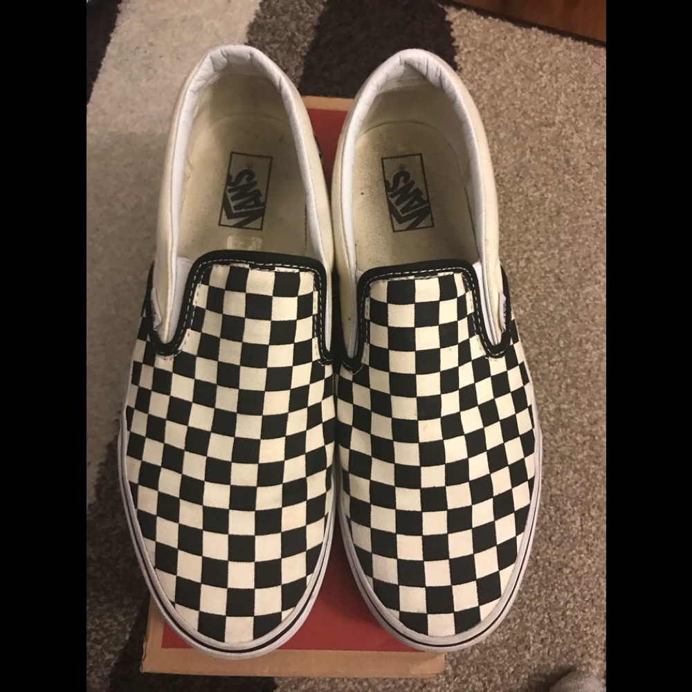 Checker Slide on Vans